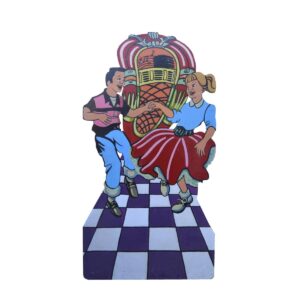Cutout - Jukebox with Dancers