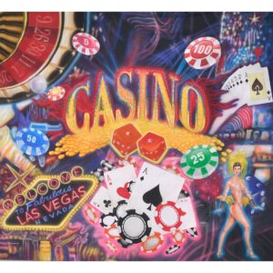 Casino Montage Painted Backdrop BD-0724