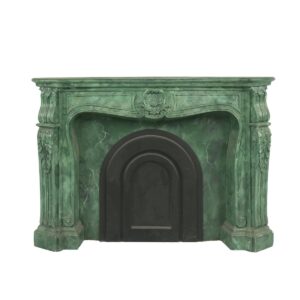 Green Marble Fireplace for hire - sydney props