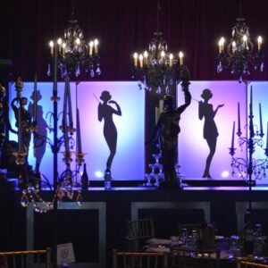 Gatsby Flapper Silhouette - Sydney Prop Specialists - Prop Hire and Event Theming