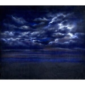 Stormy Sky at Night Painted Backdrop BD-0009