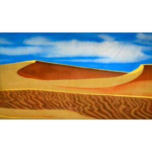 Arabian Desert Two Dunes Painted Backdrop BD-0683