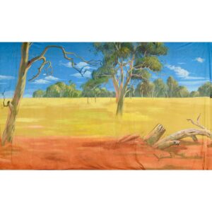 Australian Outback Landscape Painted Backdrop BD-0907