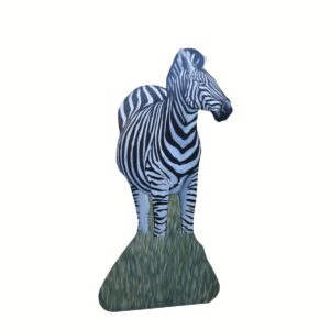 Cutout - Zebra Standing in Grass B