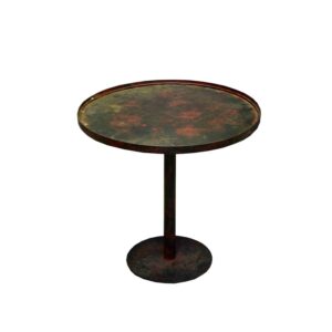 Mexican Iron Round Coffee Table-0