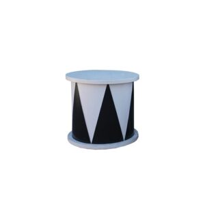 small cylindrical circus plinth for hire - sydney props