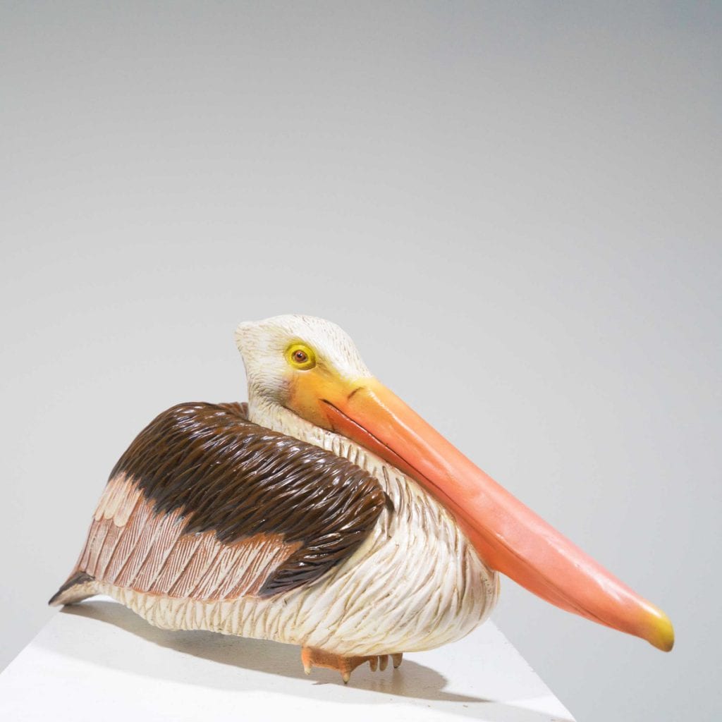 Life-Size Sitting Pelican Statue