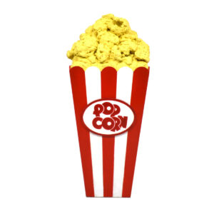Giant Popcorn in Container - Sydney Prop Specialists - Prop Hire and Event Theming